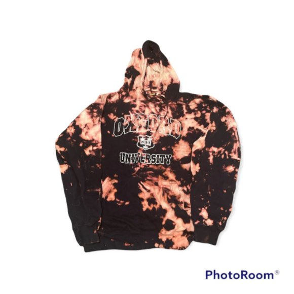 Acid Wash New Ashford University Hoodie, Adult Mens XL, Reworked apparel - Picture 1 of 1